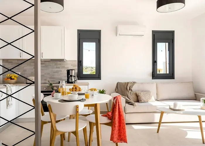 ヴィラ Kiotari Akti Beachfront *